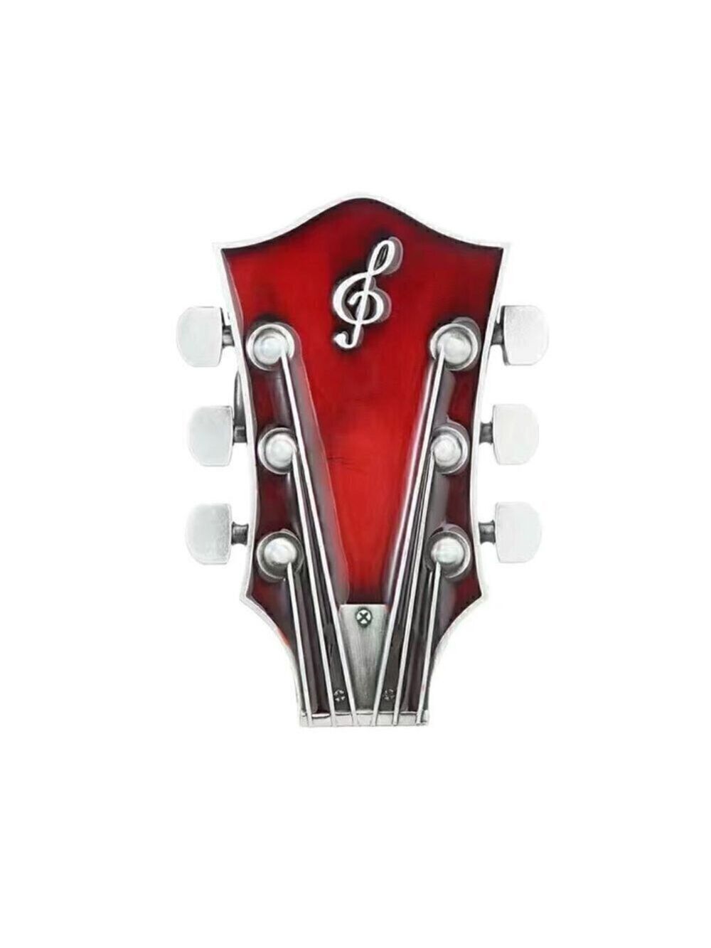 Guitar Rocker Blue Headstock Belt Buckle - Picture 14 of 15